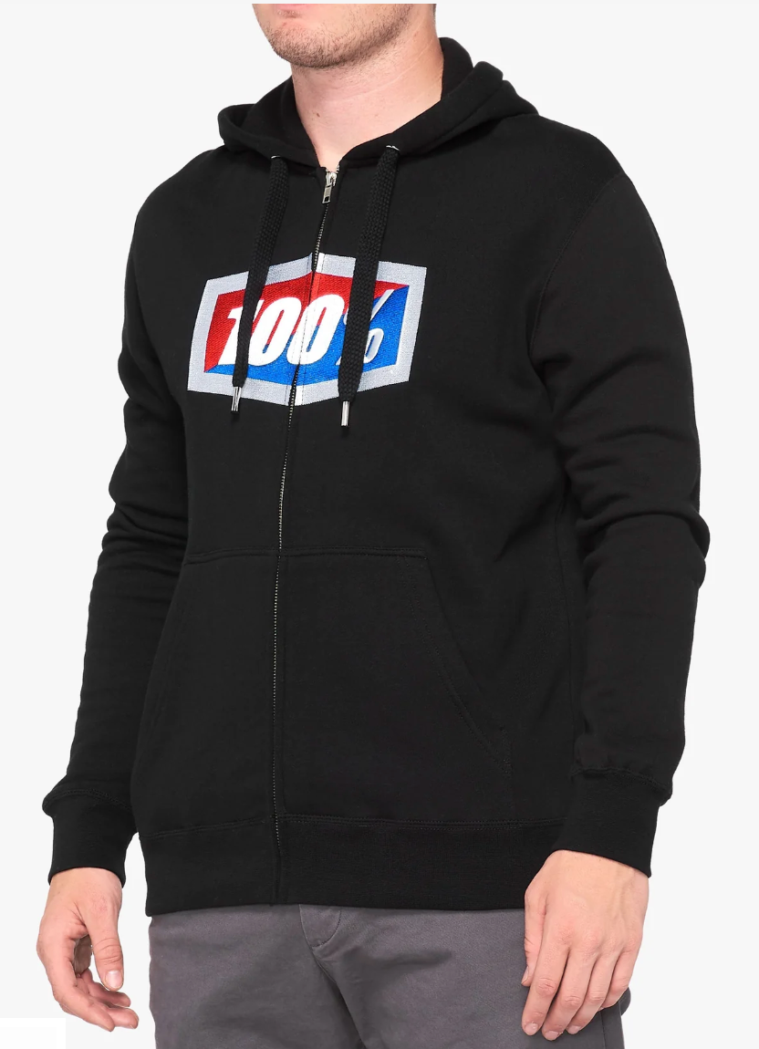 OFFICIAL Zip Hoodie Fleece Black